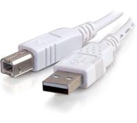 C2G 81561 2m USB 2.0 A/B Cable - White