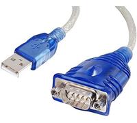 C2G 81632 0.45m USB 2.0 -A Male to DB9 Male Serial Adapter Computer Camera Cable
