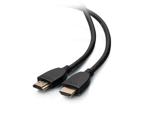 C2G 82005 2M High Speed HDMI Cable with Ethernet - 4K Ultra HD HDMI Lead Compatible with UHD 2160P HD Video, 1080P, 3D, Ethernet, Smart TV and Games Consoles. Xbox/PS4, Black