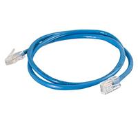 C2G 83020 0.5M Cat5e Ethernet RJ45 High Speed Network Cable, LAN Lead BLUE Cat5e PVC UTP Patch Cable