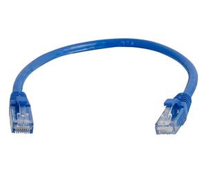 C2G 83159 0.3M BLUE Cat5e Ethernet RJ45 High Speed Network Cable, LAN Lead Cat5e Unshielded PVC UTP Patch Cable