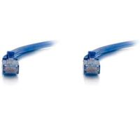 C2G 83160 0.5M BLUE Cat5e Ethernet RJ45 High Speed Network Cable, LAN Lead Cat5e Unshielded PVC UTP Patch Cable (Pack of 2)