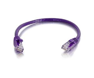 C2G 83660 1.5M Purple Cat5e Ethernet RJ45 High Speed Network Cable, LAN Lead Cat5e Unshielded PVC UTP Patch Cable