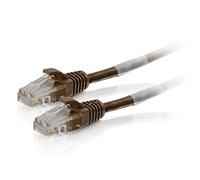 C2G 83679 10M Brown Cat5e Ethernet RJ45 High Speed Network Cable, LAN Lead Cat5e Unshielded PVC UTP Patch Cable