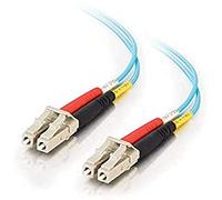 C2G 85556 20m Fibre/Fiber Optic Cable for 10Gb Base-SR and 10GBase-LRM LC/LC Duplex Multimode 50/125 10Gb LSZH Fibre