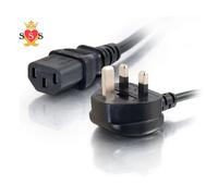 C2G 88512 1 Metre UK Power Cable IECC13 to BS1363 3 Foot Kettle Lead Power Cord,