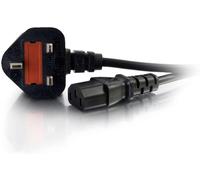 C2G 88514 3 Metre UK Power Cable IEC320C13 to BS1363 9 Foot Kettle Lead Power Co