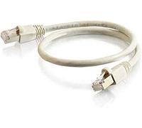 C2G 89900 0.5M Grey CAT6A Ethernet Gigabit Lan Network Cable (RJ45) Nickel plated and Copper Braided Patch UTP Cable