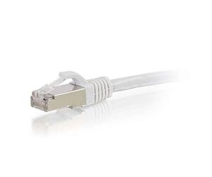 C2G 89939 Cat6a Booted Shielded (STP) Network Patch Cable - Patch cable - RJ-45 (M) to RJ-45 (M) - 5 m - STP - CAT 6a - molded, snagless, stranded - white
