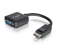 C2G 20cm DisplayPort Male to VGA Female Adapter Converter Black