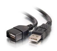 C2G 9.8ft (3m) USB 2.0 A Male to A Female Extension Cable - Black