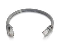 C2G/Cables to Go 00385 Cat5e Snagless Unshielded (UTP) Network Patch Cable, Gray (6 Feet/1.82 Meters)
