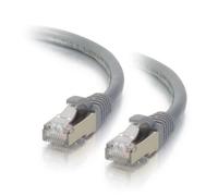 C2G/Cables to Go 00650 Cat6a Snagless Shielded (STP) Network Patch Cable, Gray (15 Feet/4.57 Meters)