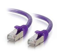 C2G/Cables to Go 00906 Cat6 Snagless Shielded (STP) Network Patch Cable, Purple (10 Feet/3.04 Meters)