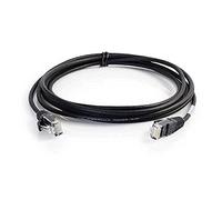 C2G/Cables to Go 01099 Cat6 Snagless Unshielded (UTP) Slim Network Patch Cable, Black (1.5-Feet/0.46 Meters)