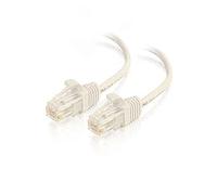 C2G/Cables to Go 01185 Cat6 Snagless Unshielded (UTP) Slim Ethernet Network Patch Cable, White (1 Feet)