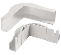 C2G/Cables to Go 16070 Wiremold Uniduct 2900 Bend Radius Compliant External Elbow, White