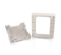 C2G/Cables to Go 16134 Wiremold Uniduct Double Gang Deep Junction Box, Fog White