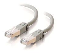 C2G/Cables to Go 27245 Cat5E Molded Shielded Patch Cable, Gray (5 Feet/1.52 Meters)
