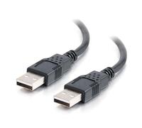 C2G/Cables to Go 28106 2m USB Cable - USB 2.0 A Male to A Male Black (6.6ft)