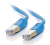 C2G/Cables to Go 28701 Cat5e Molded Shielded (STP) Network Patch Cable, Blue (75 Feet/22.86 Meters)