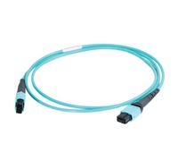 C2G/Cables to Go 31473 MTP 10 GB 50/125 Plenum-Rated Multimode Fiber Assembly Ribbon Cable (5 Meter,Aqua)