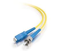 C2G/Cables to Go 34942 SC/ST LSZH Simplex 9/125 Single-Mode Fiber Patch Cable (4 Meters, Yellow)
