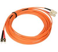 C2G/Cables to Go 37964 SC/ST Plenum-Rated Duplex 50/125 Multimode Fiber Patch Cable (10 Meter, Orange)