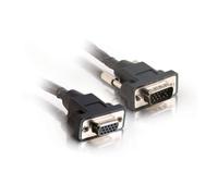 C2G/Cables to Go 52102 Panel Mount HD15 M/F SXGA Monitor Extension Cable (100 Feet, Black)