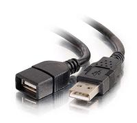 C2G/Cables to Go 52106 1m USB Extension Cable - USB 2.0 A Male to A Female Black (3.3ft)