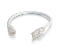 C2G Cat6 Booted Unshielded (UTP) Network Patch Cable - Patch cable - RJ-45 (M) to RJ-45 (M) - 20 m - UTP - CAT 6 - molded, snagless, stranded - white