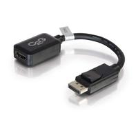 C2G 20cm DisplayPort to HDMI Adapter - DP Male to HDMI Female - Black