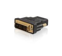 C2G DVI to HDMI Cable, HDMI Adapter, Gold Plated for HDTV, Plasma, DVD, Projector, and Computers, 1080p Support, Black, Cables to Go 40746