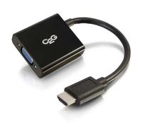 C2G HDMI® Male to VGA Female Adapter - Full HD 1080p HDMI to VGA Dongle - Black
