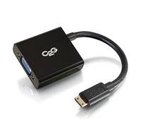 C2G HDMI® Male to VGA Female Adapter - Full HD 1080p HDMI to VGA Dongle - Black