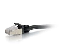 C2G Legrand Cat6 Ethernet Cable, Snagless Unshielded Cat6 Patch Cable, Black Network Patch Cable, 25 Foot Snagless STP Ethernet Cable, 1 Count, 00822
