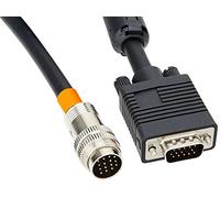C2G Legrand RapidRun VGA Flying Lead, Multi-Format Flying Lead, Black Audio Video Cables, 1.5 Foot In-Wall Cable, 1 Count, 60081