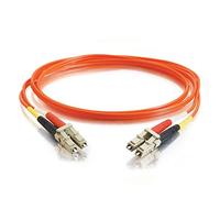 C2G Low-Smoke Zero-Halogen - Patch cable - LC multi-mode (M) to SC multi-mode (M) - 2 m - fibre optic - 50 / 125 micron - orange