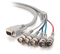 C2G Premium HD15M to 5-BNC Male Video Cable 6ft - video cable adapters (VGA (D-Sub), Male/Male)