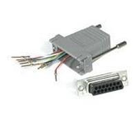 C2G RJ45 / DB15M Modular Adapter Grey