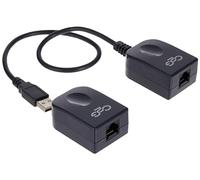 Legrand - C2G USB Extender Dongle, USB Superbooster Signal Extender, RJ45 to USB Receiver Signal Booster, Black, 1 Count, C2G 29341