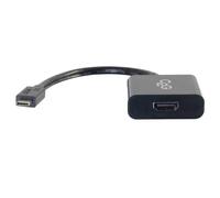 C2G USB C 3.1 to HDMI 4K Audio & Video Adapter - Black - Suitable for use with MacBook Pro, iPad Pro, Dell Latitude, Google Pixel, Chromebook, Nexus, Huawei and more
