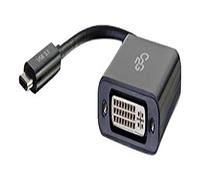 C2G USB Adapter, USB C to DVI D Video Adapter Converter, Black, Cables to Go 29483