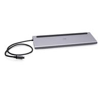 C2G USB-C 10-in-1 Triple Display Docking Station with HDMI, DisplayPort, VGA, Ethernet, USB, SD Card Reader, 3.5mm Audio and Power Delivery up to 100W - 4K 30Hz