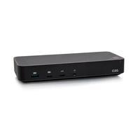 C2G USB-C® 11-in-1 Hybrid DisplayLink and DP Alt Mode Triple 4K Docking Station with HDMI®, DisplayPort™, Ethernet, USB, 3.5mm Audio and Power Delivery up to 100W