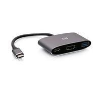 C2G USB C 3-in-1 Mini Dock with HDMI, USB-A, and USB-C Charging, Power Delivery up to 100W, 4K Resolution @ 60Hz