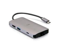 C2G USB-C 8-in-1 Mini Dock with HDMI, 2x USB-A, Ethernet, SD Card Reader, and USB-C Power Delivery up to 100W - 4K 30Hz