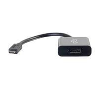 C2G USB C to DisplayPort Adapter Converter - USB Type C to DisplayPort Black - External video adapter - USB 3.1 - DisplayPort - black