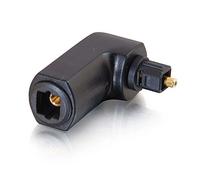 C2G Velocity 90 degree Angle TOSLINK Port Saver Adapter, Black