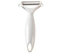 C30001 Y Peeler | White | Plastic/Stainless Steel | Manual Potato/Vegetable/Fruit Peeler | for Left Or Right-Handed Users | Dishwasher Safe Practical Design